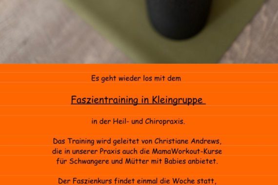 Heilpraxis Hamburg Faszientraining: neue Gruppe jeden Mittwoch